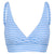 Front - Regatta Womens/Ladies Paloma Stripe Textured Bikini Top