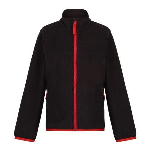 Front - Regatta Professional Childrens/Kids Microfleece Full Zip Fleece Jacket