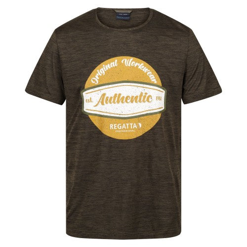 Front - Regatta Professional Mens Moisture Wicking T-Shirt