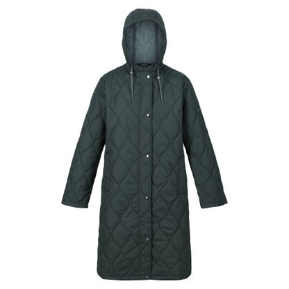 Front - Regatta Womens/Ladies Jaycee Quilted Hooded Jacket