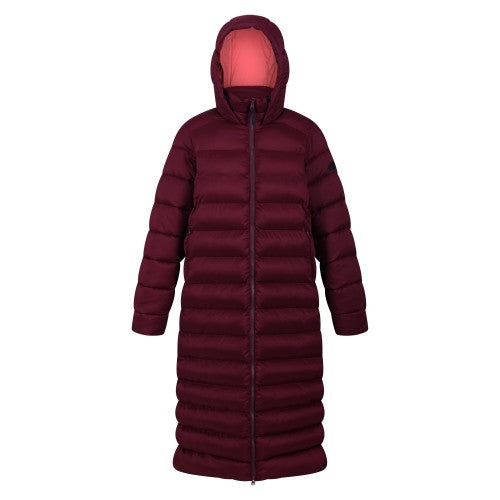 Front - Regatta Womens/Ladies Elender Baffled Hooded Jacket