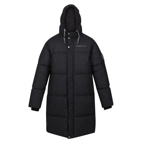 Front - Regatta Mens Christian Lacroix Gordes Printed Padded Jacket