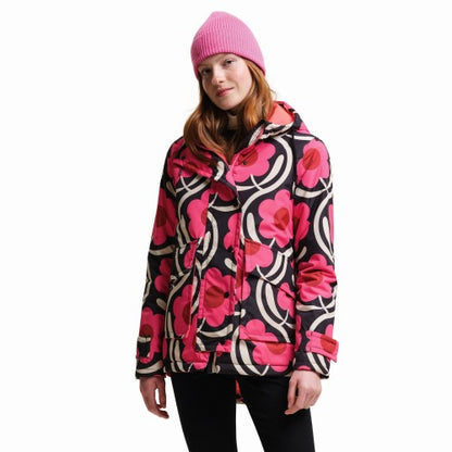 Front - Regatta Womens/Ladies Orla Kiely Swing Floral Waterproof Jacket