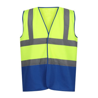 Front - Regatta Professional Mens Two Tone Hi-Vis Vest