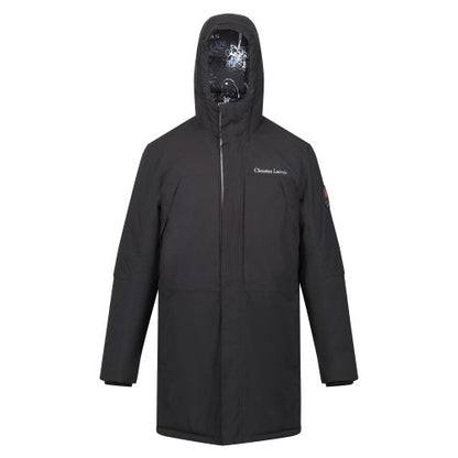 Front - Regatta Mens Christian Lacroix Padded Long Waterproof Jacket