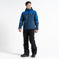 Olympian Blue-Moonlight Denim - Back - Dare 2B Mens Eagle Ski Jacket