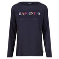 Front - Regatta Womens/Ladies Carlene Happiness Long-Sleeved T-Shirt