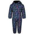 Front - Dare 2B Baby Bambino II Ditsy Print Waterproof Snowsuit