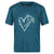 Front - Regatta Childrens/Kids Findley Keep Going Heart Marl T-Shirt