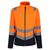 Front - Regatta Mens Hi-Vis 2 Layer Soft Shell Jacket