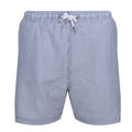 Front - Regatta Mens Loras Stripe Swim Shorts