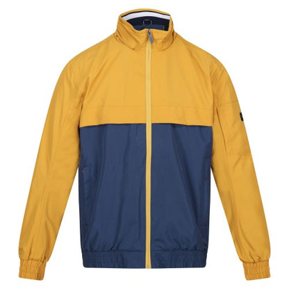 Front - Regatta Mens Shorebay Colour Block Waterproof Jacket