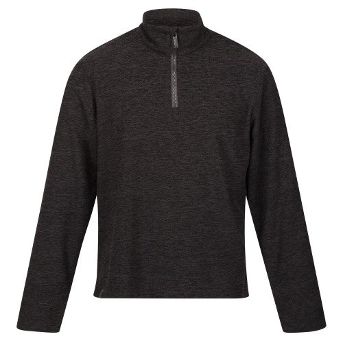 Front - Regatta Mens Shorebay Marl Quarter Zip Fleece Top