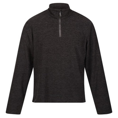 Front - Regatta Mens Shorebay Marl Quarter Zip Fleece Top