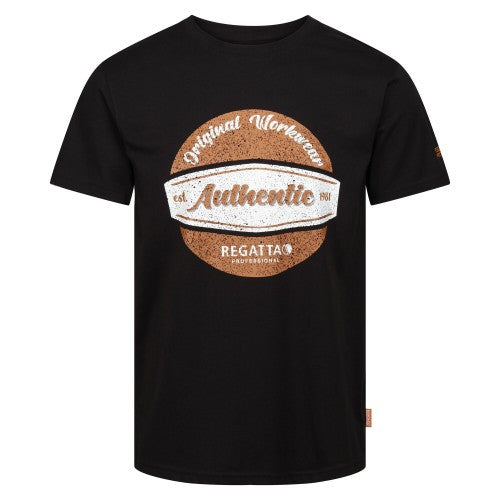 Front - Regatta Professional Mens Cotton T-Shirt