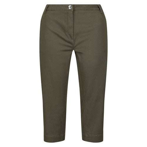 Front - Regatta Womens/Ladies Bayla Cropped Trousers