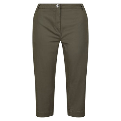 Front - Regatta Womens/Ladies Bayla Cropped Trousers