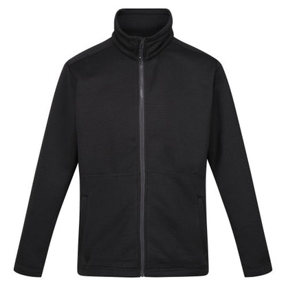 Front - Regatta Mens Edley Diagonal Fleece Full Zip Fleece Jacket