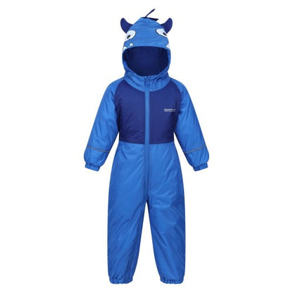 Front - Regatta Childrens/Kids Mudplay III Monster Waterproof Puddle Suit