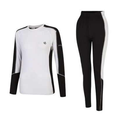 Front - Dare 2B Womens/Ladies Exchange III Contrast Panel Base Layer Set