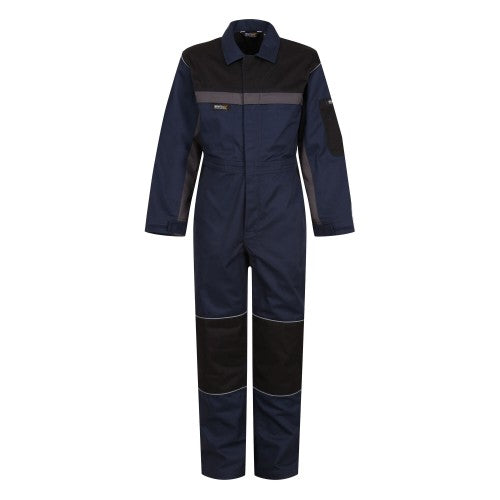 Front - Regatta Professional Childrens/Kids Contrast Snap Fit Jumpsuit