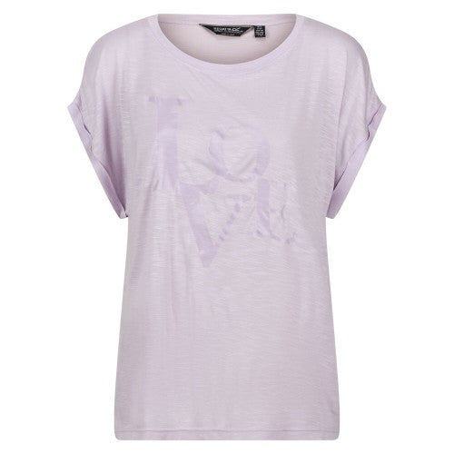 Front - Regatta Womens/Ladies Roselynn Love T-Shirt