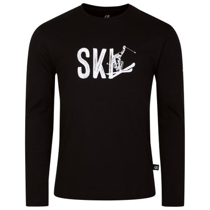 Front - Regatta Mens Stomping Skiing Scene Long-Sleeved T-Shirt