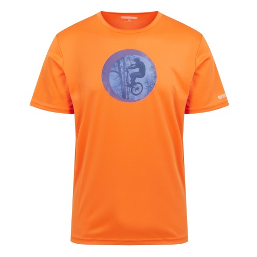 Front - Regatta Mens Fingal VIII Cycling T-Shirt