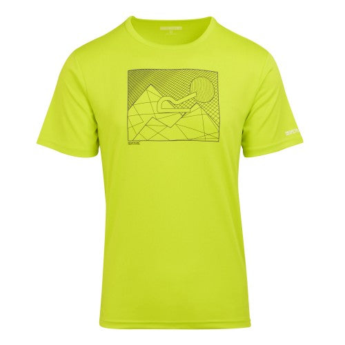 Front - Regatta Mens Fingal VIII Geometric T-Shirt
