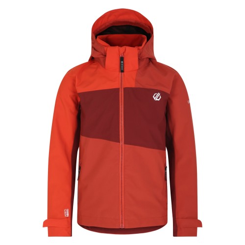 Cinnamon - Front - Dare 2B Childrens-Kids Explore II Waterproof Jacket