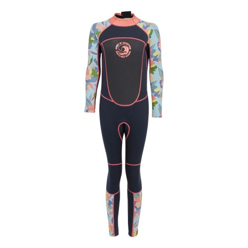 Front - Regatta Womens/Ladies Floral 3mm Thickness Wetsuit