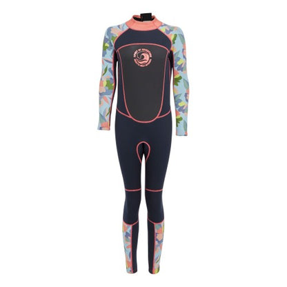 Front - Regatta Womens/Ladies Floral 3mm Thickness Wetsuit