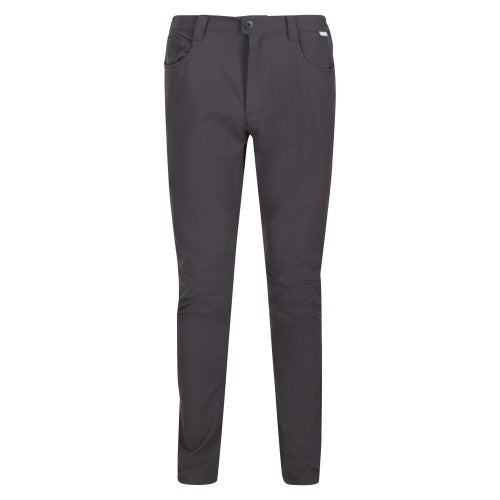 Front - Regatta Mens Kennick Stretch Hiking Trousers