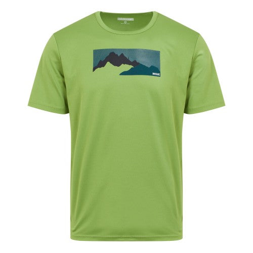 Front - Regatta Mens Fingal VIII Graphic Print T-Shirt