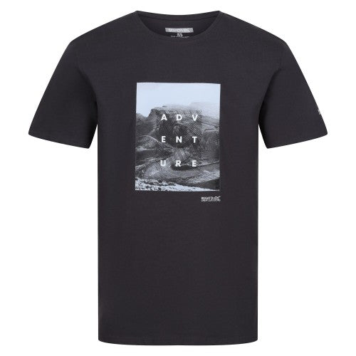 Front - Regatta Mens Breezed IV Rock T-Shirt