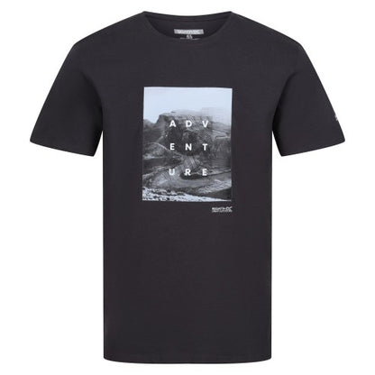 Front - Regatta Mens Breezed IV Rock T-Shirt
