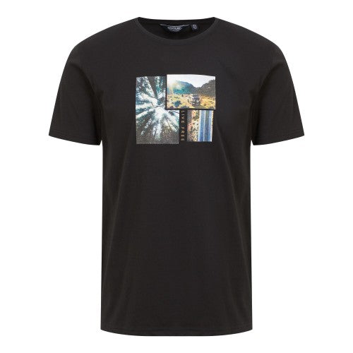 Front - Regatta Mens Cline VIII Photograph T-Shirt