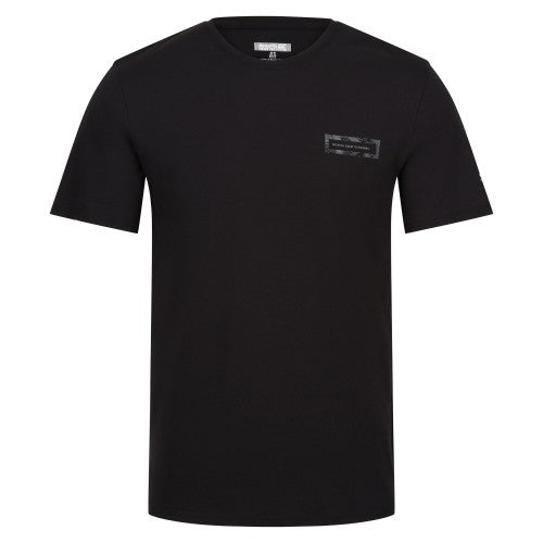 Front - Regatta Mens Breezed IV Back Print T-Shirt