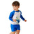 Front - Regatta Childrens/Kids Bubbles The Shark Rash Suit