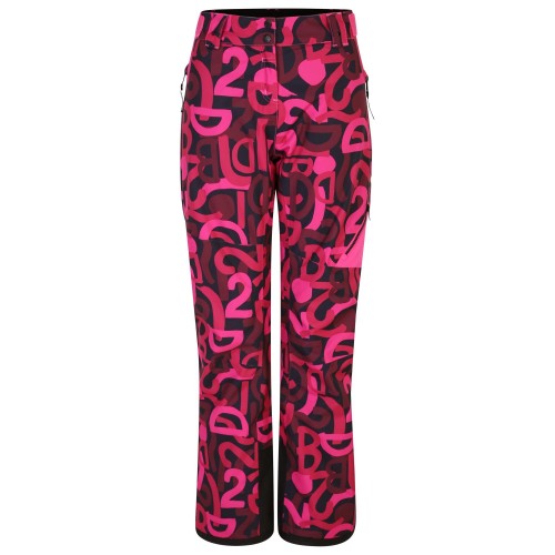 Front - Dare 2B Womens/Ladies Ice Graffiti Ski Trousers
