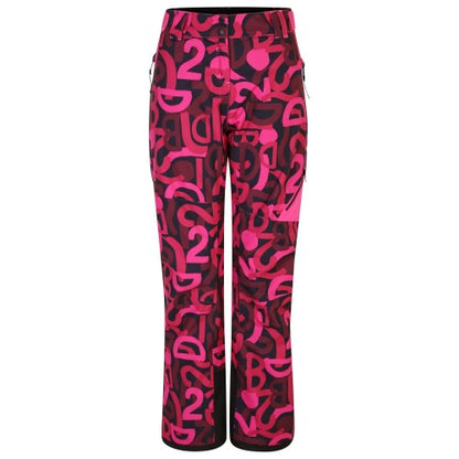 Front - Dare 2B Womens/Ladies Ice Graffiti Ski Trousers
