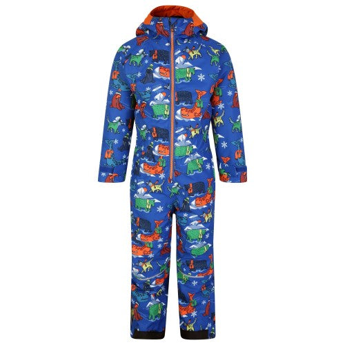 Front - Regatta Childrens/Kids Snowplay Arctic Animals Snowsuit