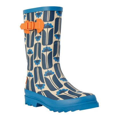 Front - Regatta Womens/Ladies Orla Kiely Floral Wellington Boots