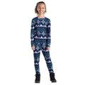 Front - Dare 2B Childrens/Kids Pow Fair Isle Base Layer Set