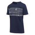 Navy - Front - Regatta Mens Cline VIII Back Print T-Shirt