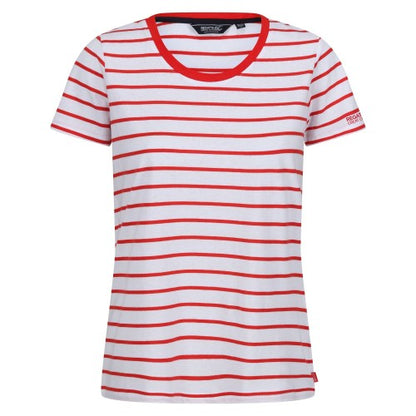 Front - Regatta Womens/Ladies Filandra VIII Stripe T-Shirt