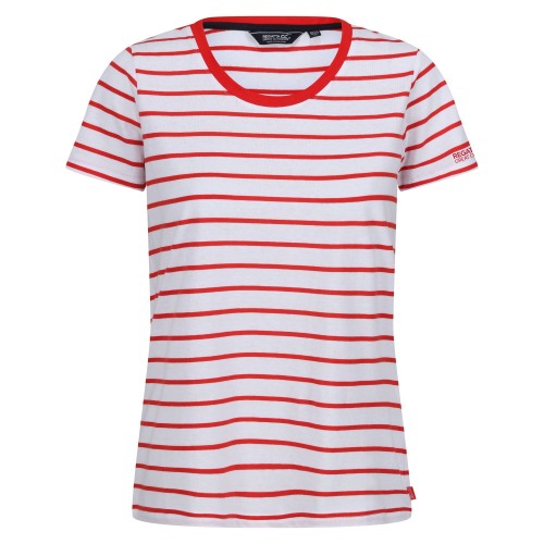 Front - Regatta Womens/Ladies Filandra VIII Stripe T-Shirt