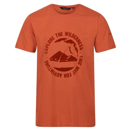 Front - Regatta Mens Cline VII Scenery T-Shirt