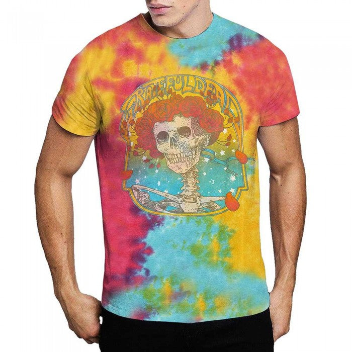 Front - Grateful Dead Unisex Adult Bertha Frame Tie Dye T-Shirt