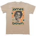 Front - James Brown Unisex Adult Stars Cotton T-Shirt